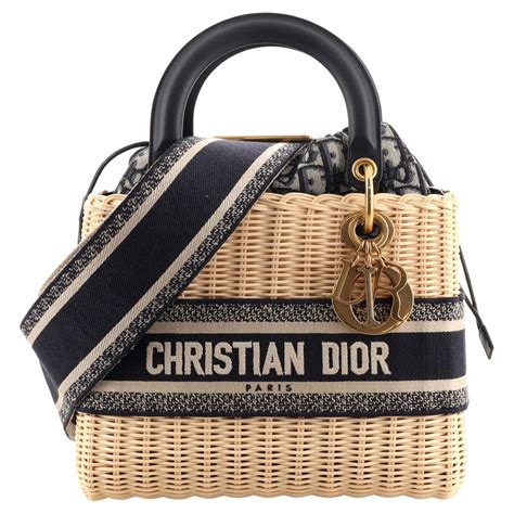 dior wicker|christian dior wicker bag.